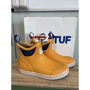 XTRATUF Women's Salmon Sister 6" Ankle Deck Boots  XWAB-802 Yellow Size 5